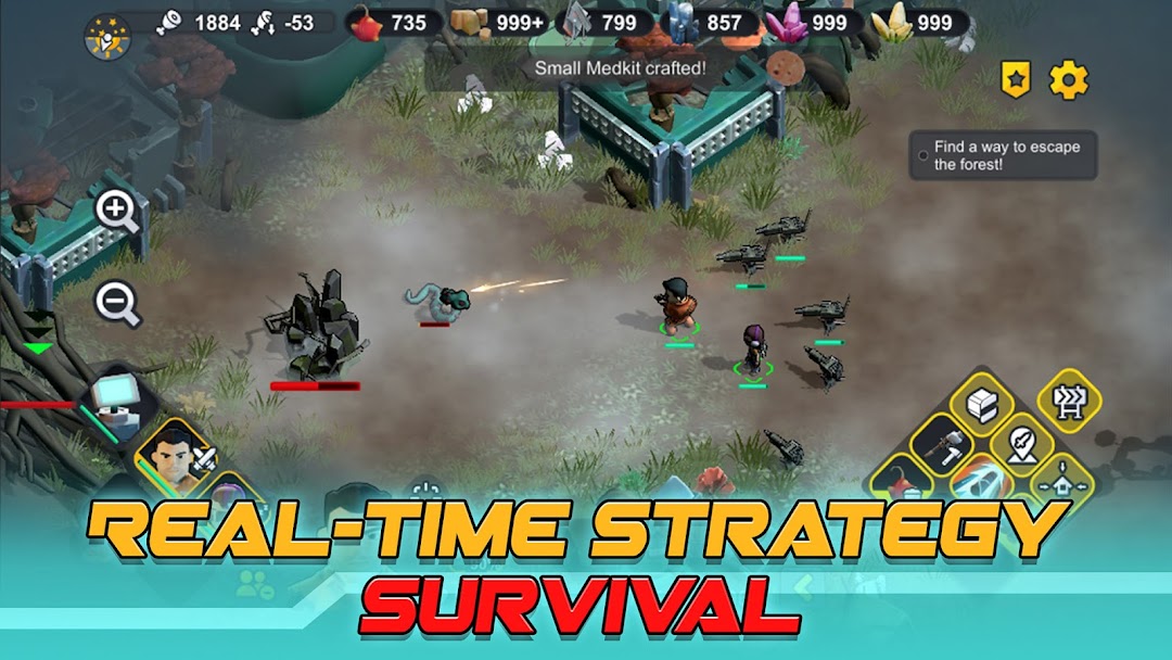 Strange World - RTS Survival mod apk screenshot 3
