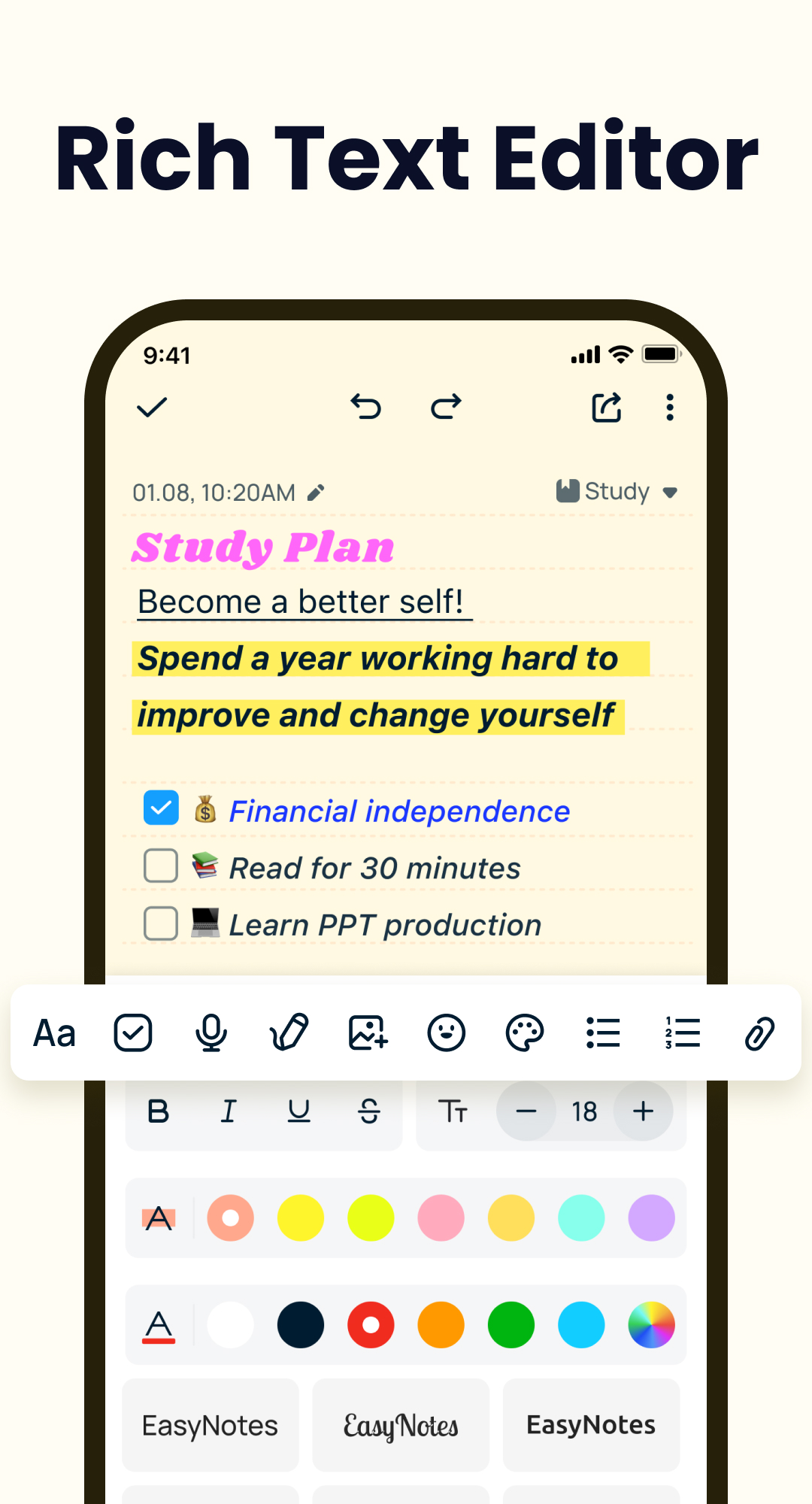 Easy Notes - Note Taking Apps mod apk screenshot 3