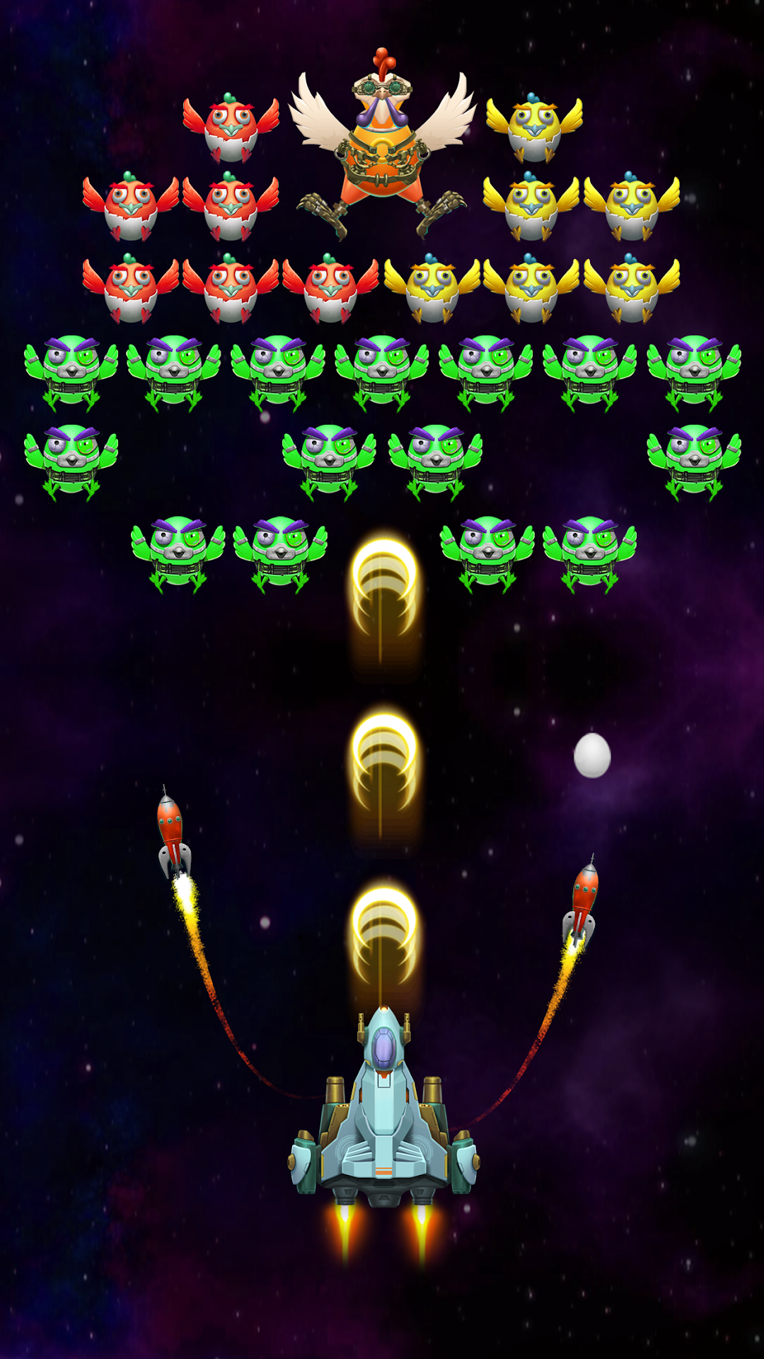 Galaxy Attack: Chicken Shooter mod apk screenshot 4