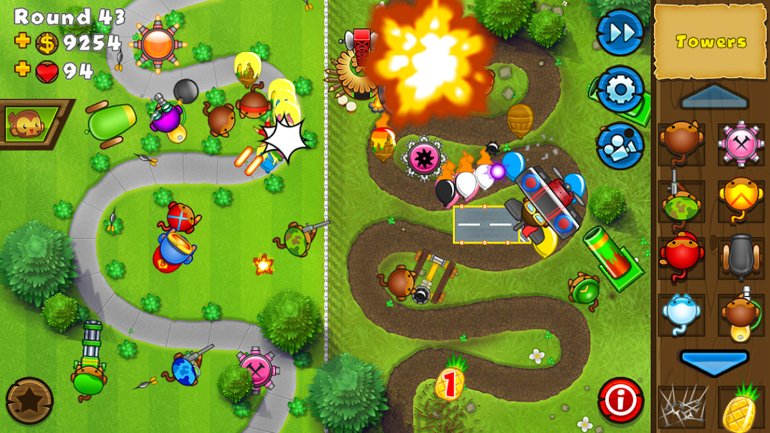 Bloons TD 5 mod apk screenshot 3