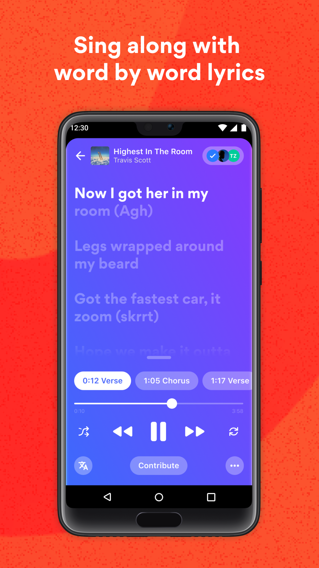 Musixmatch: lyrics finder mod apk screenshot 4