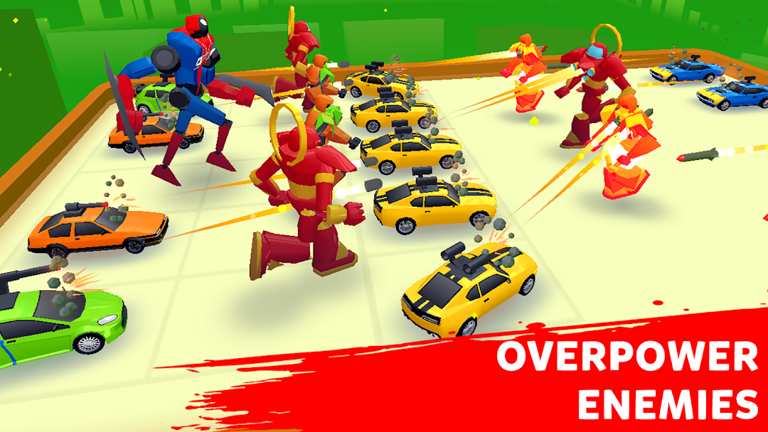 Robot Merge Master: Car Games mod apk screenshot 3