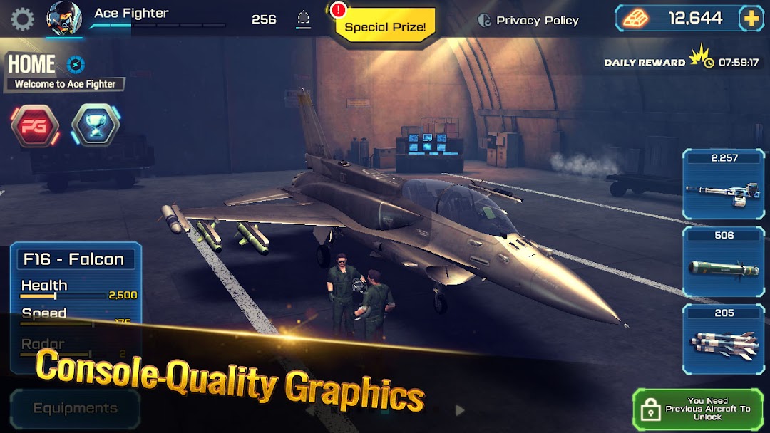 Ace Fighter: Modern Air Combat mod apk screenshot 2