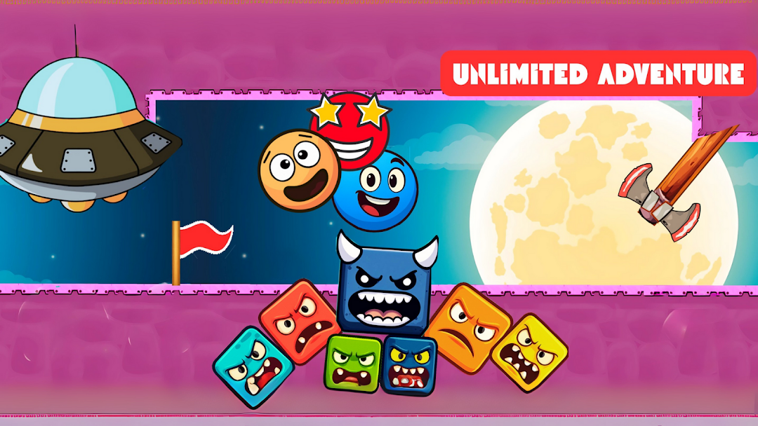 Red Hero 4 - red bounce ball 5 mod apk screenshot 5