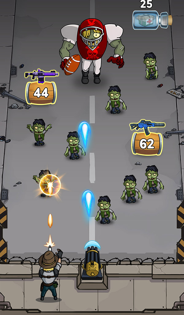 Zombie War Idle Defense Game mod apk screenshot 1