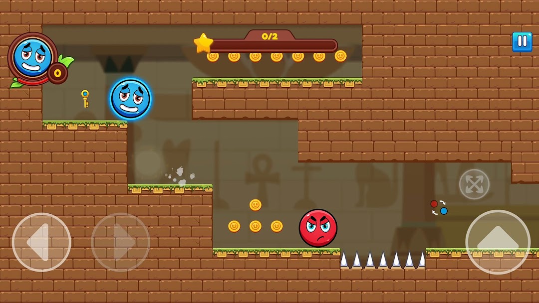 Red and Blue: Twin Color Ball mod apk screenshot 2