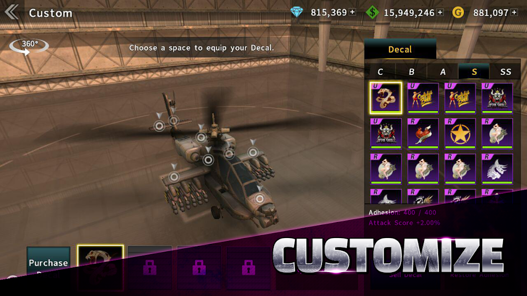 GUNSHIP BATTLE: Helicopter 3D mod apk screenshot 5
