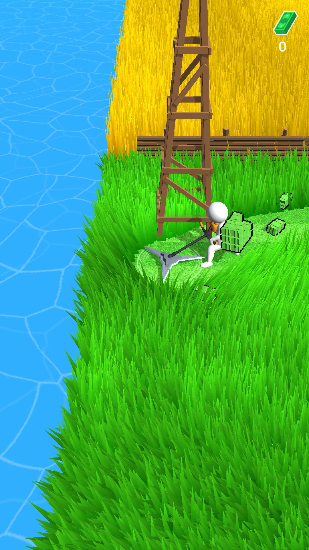 Stone Grass: Mowing Simulator mod apk screenshot 1