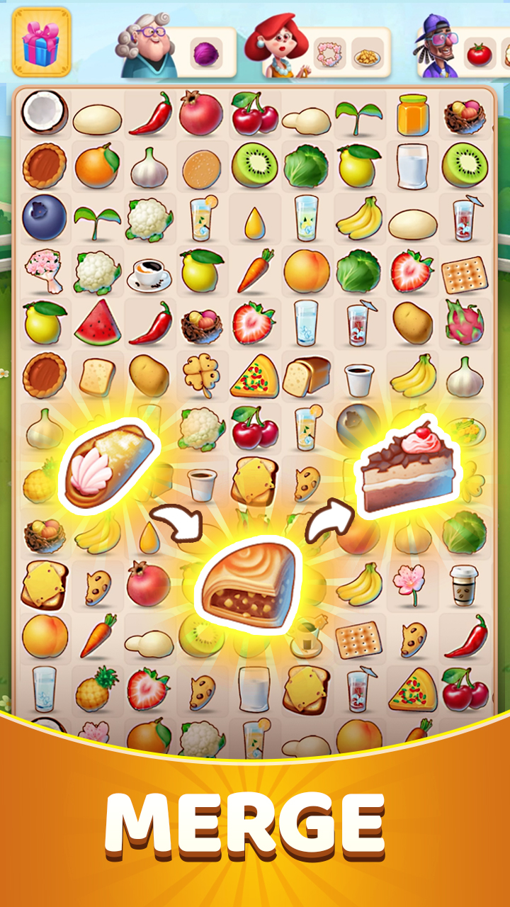 Chef Merge - Fun Match Puzzle mod apk screenshot 1