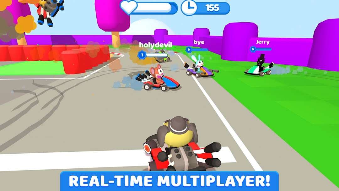 SmashKarts.io mod apk screenshot 1