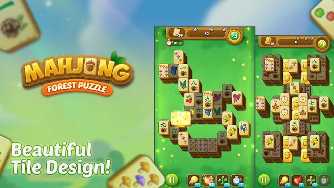 Mahjong Forest Puzzle mod apk screenshot 2