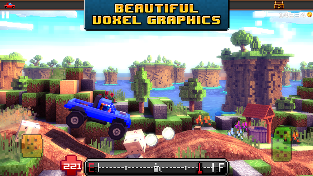 Blocky Roads mod apk screenshot 4