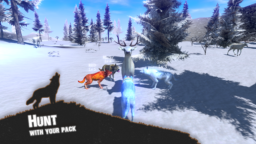 Wolf Simulator - Animal Games mod apk screenshot 1