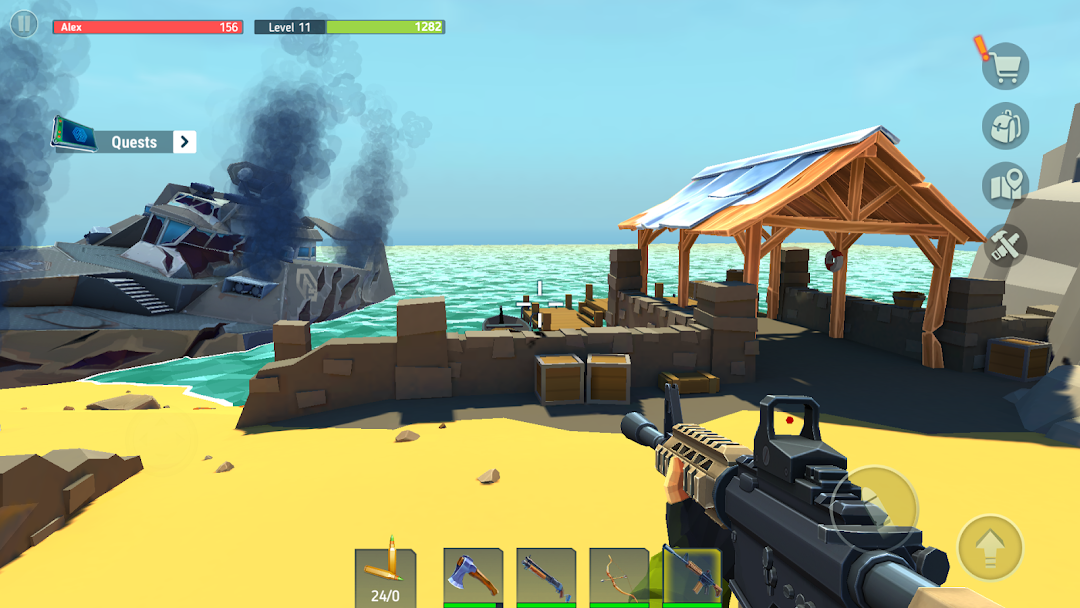 TEGRA: Zombie survival island mod apk screenshot 2