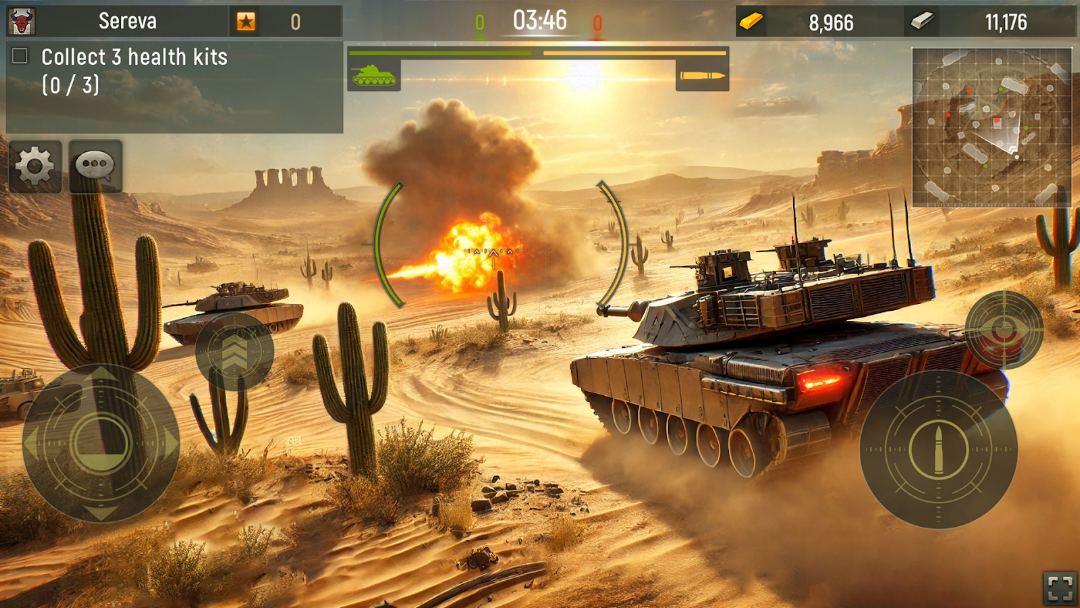 Grand Tanks：War Tank Games mod apk screenshot 1