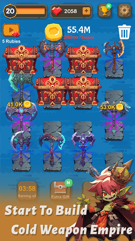 Merge Axe mod apk screenshot 5