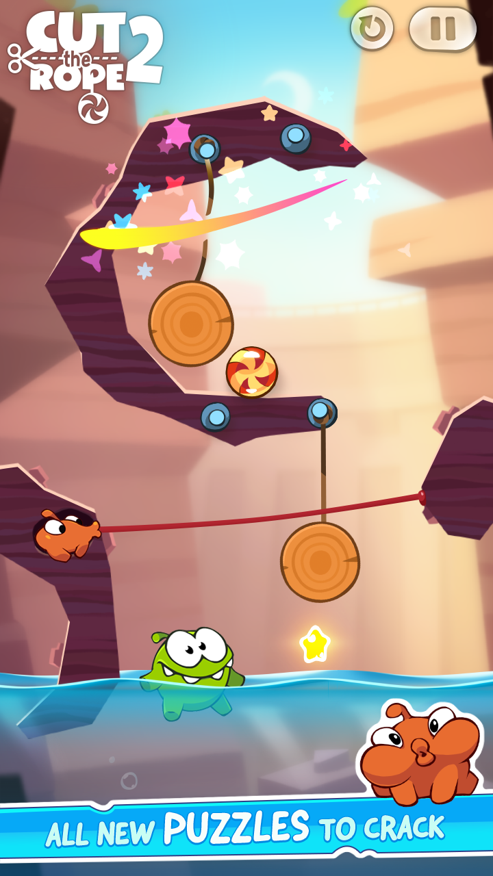 Cut the Rope 2 mod apk screenshot 3