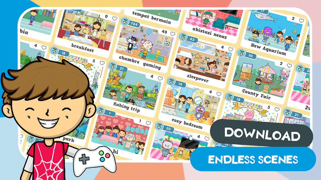 Lila's World:Create Play Learn mod apk screenshot 2