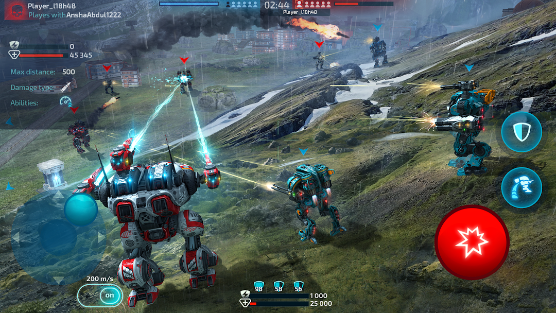 Robot Warfare: PvP Mech Battle mod apk screenshot 4