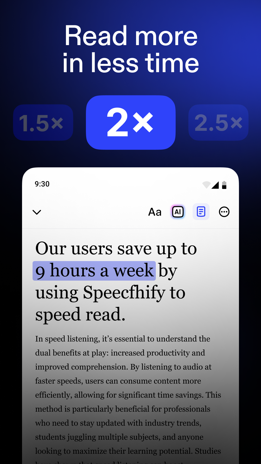 Speechify – Text to Speech mod apk screenshot 4