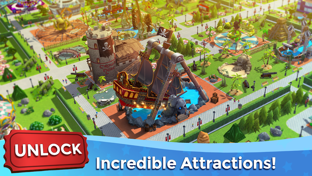 RollerCoaster Tycoon Touch mod apk screenshot 3
