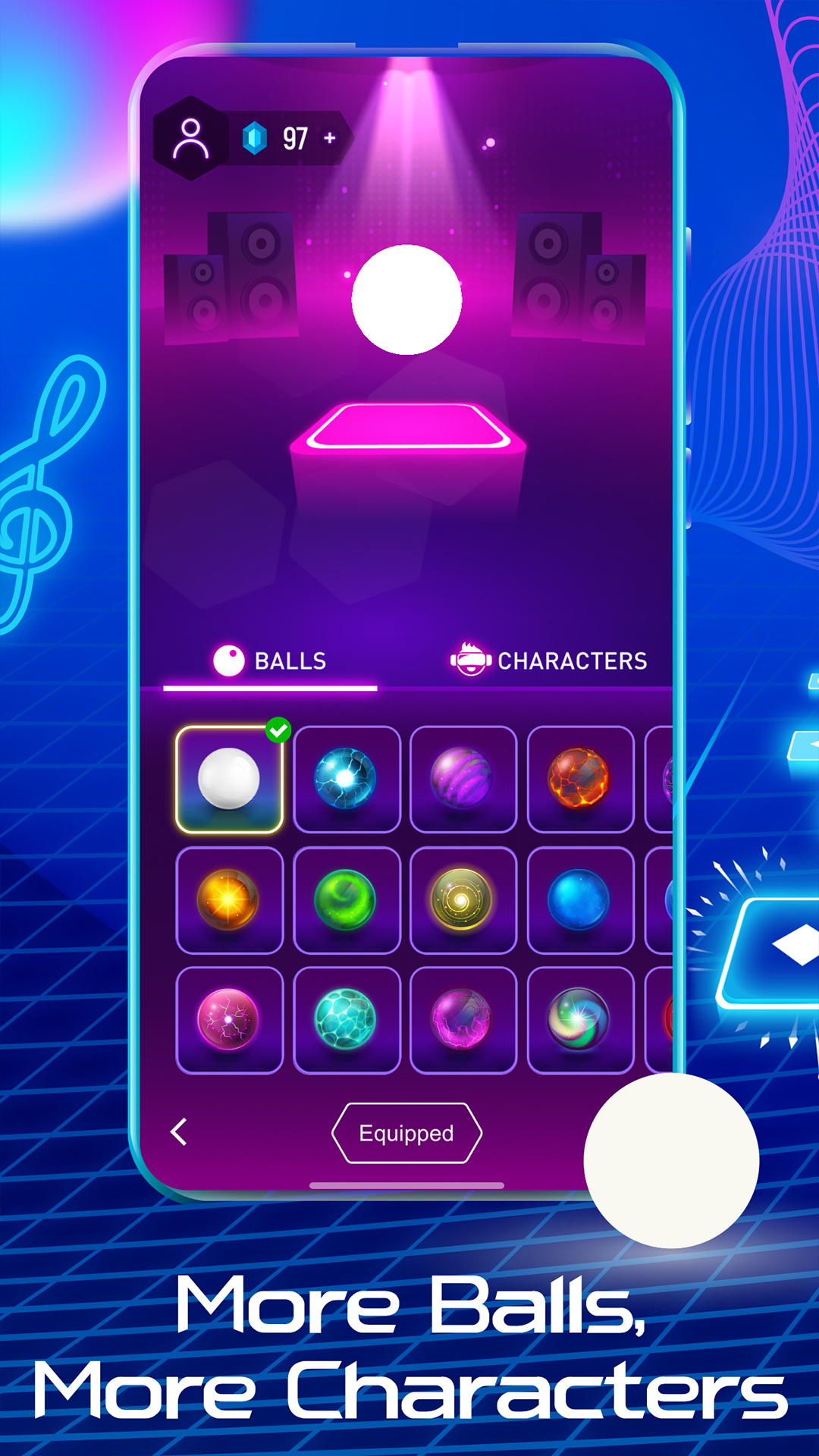 Tiles Hop Music & Ball Game mod apk screenshot 3