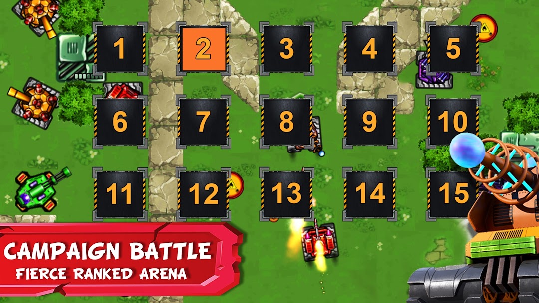 Tank Battles 2D mod apk screenshot 4