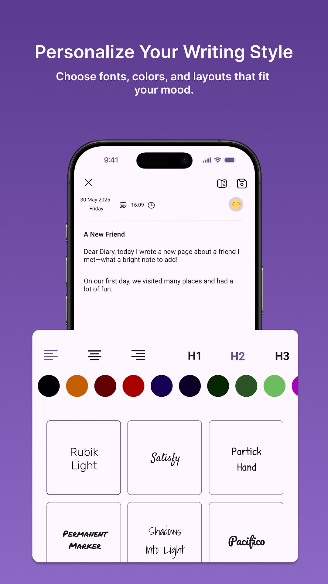 Daynote | Diary with Lock mod apk screenshot 5