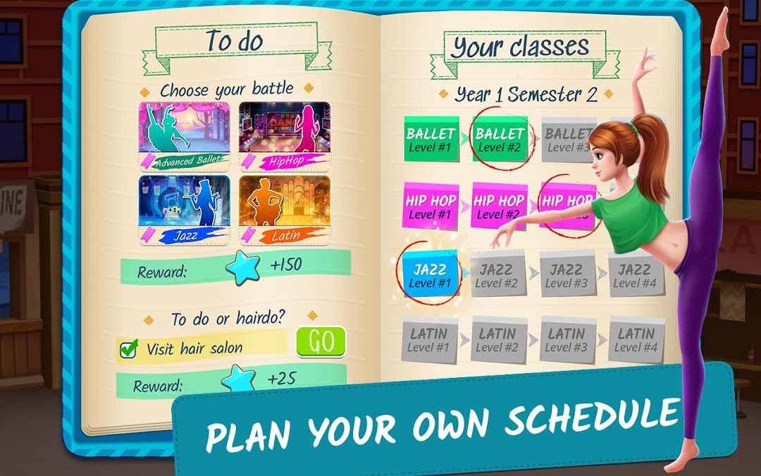 Dance School Stories mod apk screenshot 4