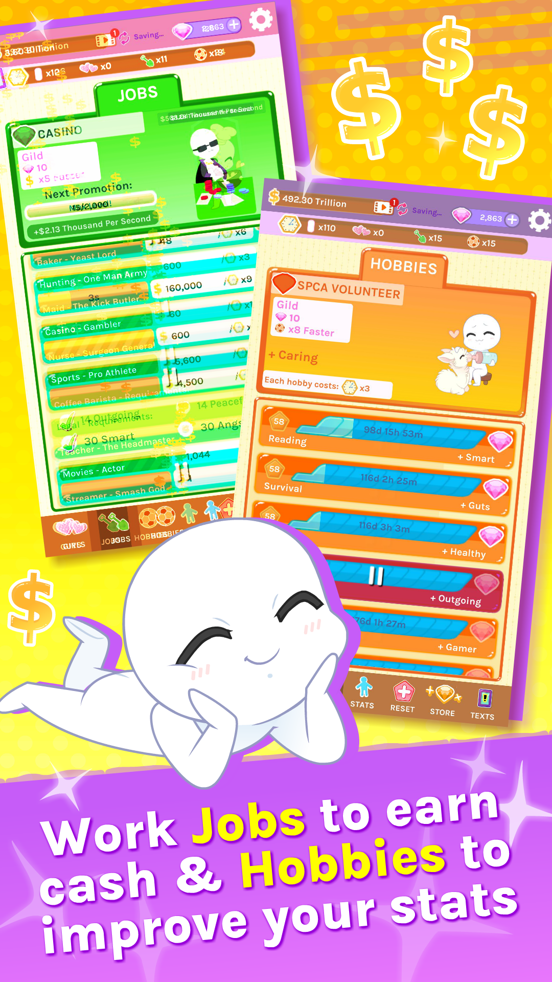 Blush Blush - Idle Otome Game mod apk screenshot 4