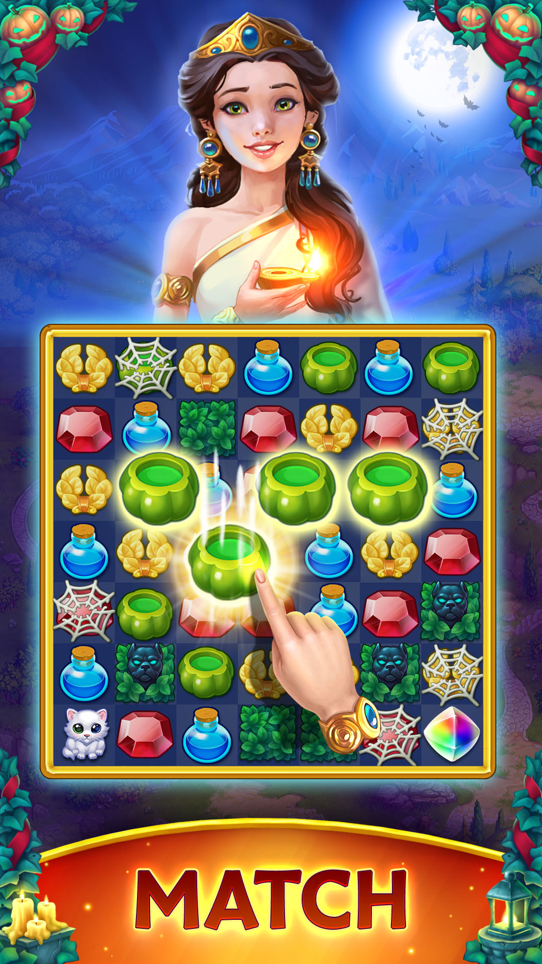 Jewels of Rome: Gems Puzzle mod apk screenshot 1