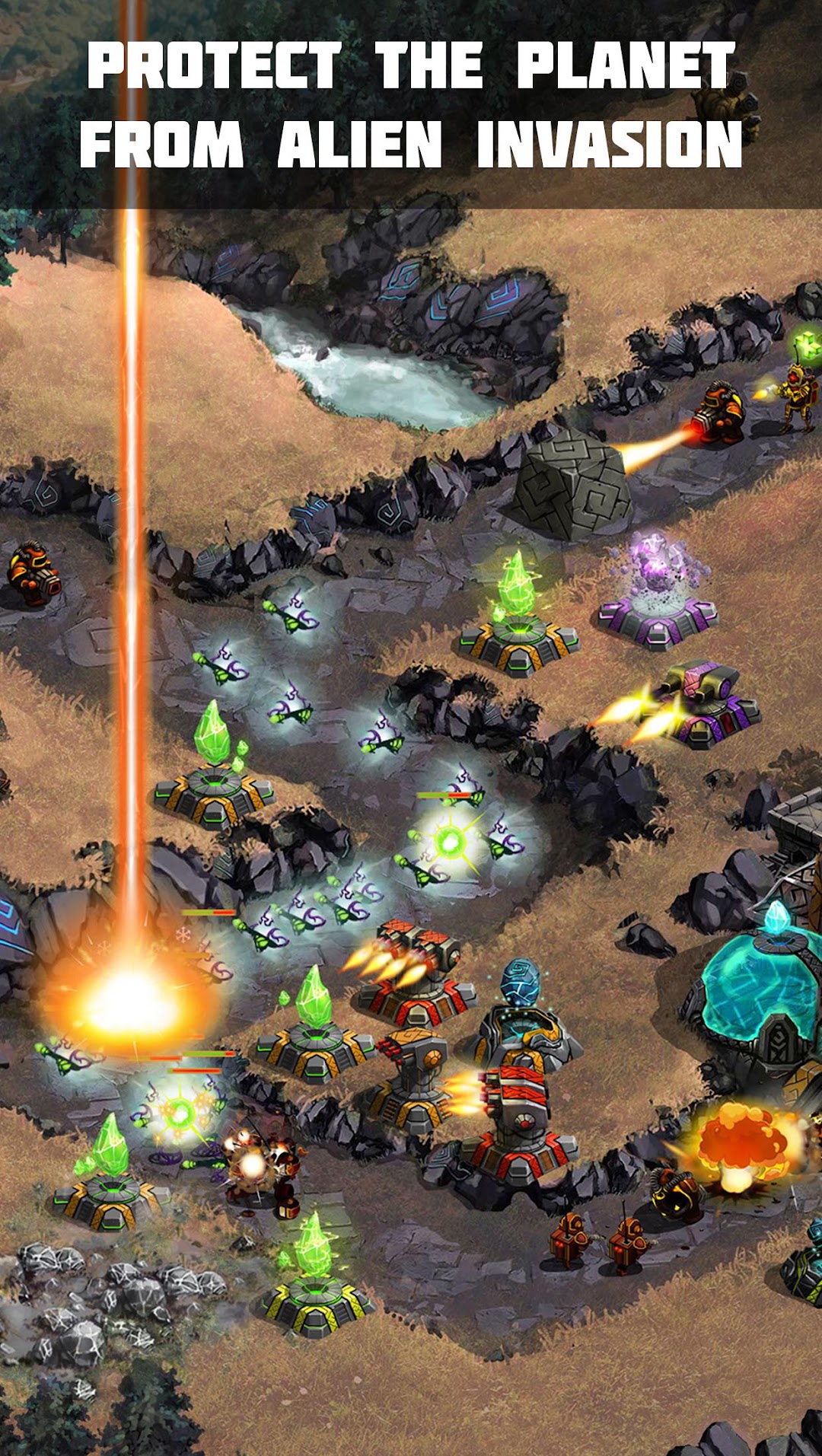 Ancient Planet Tower Defense mod apk screenshot 1