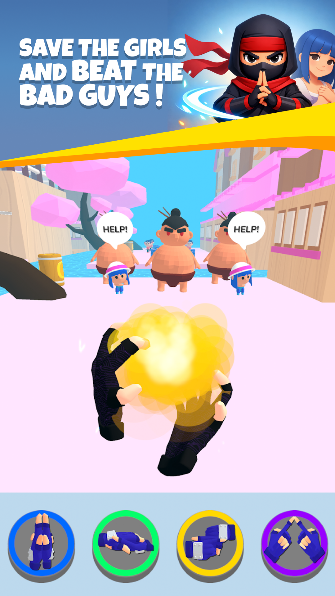 Ninja Hands mod apk screenshot 3