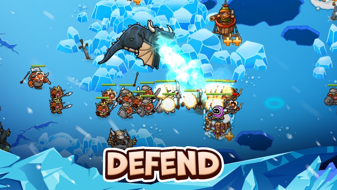 Crazy Defense Heroes - TD Game mod apk screenshot 1