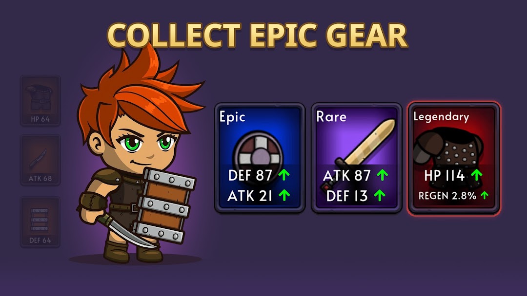 Knight Hero Adventure idle RPG mod apk screenshot 3