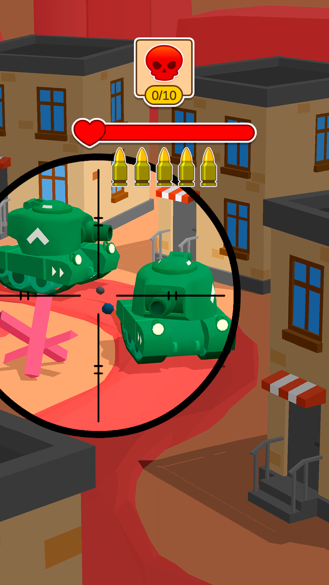 Tank Sniper: 3D Shooting Games mod apk screenshot 1