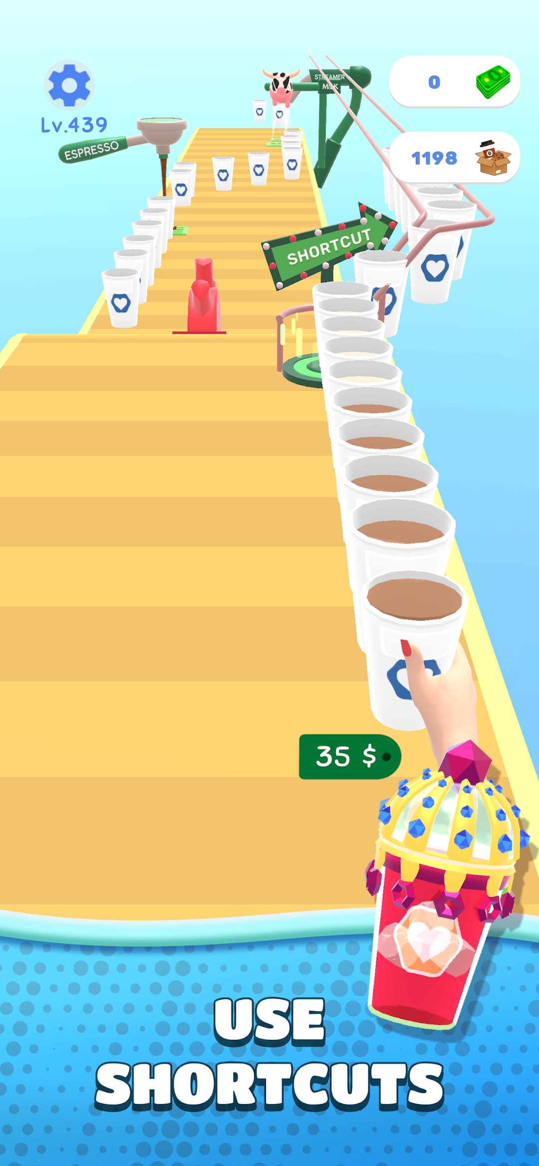Coffee Stack mod apk screenshot 4