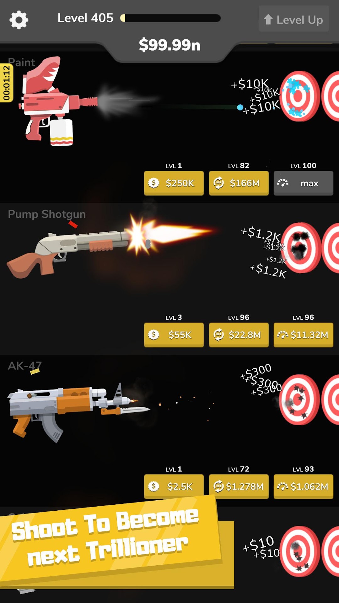 Gun Idle mod apk screenshot 5