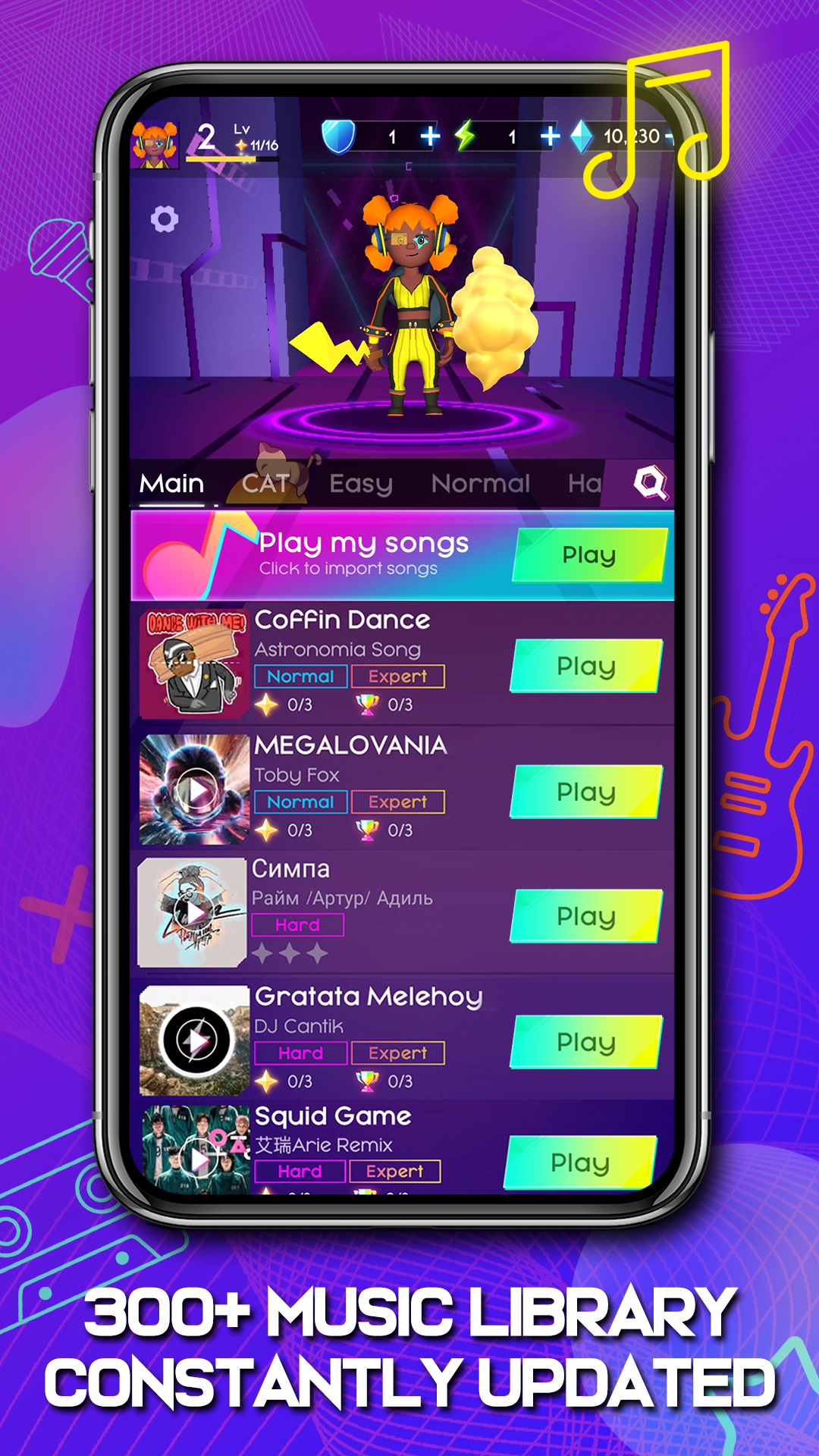 Cyber Surfer : Rhythm Odyssey mod apk screenshot 3