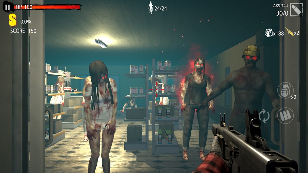 Zombie Hunter D-Day : 20Mil + mod apk screenshot 3