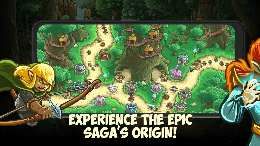 Kingdom Rush Origins TD mod apk screenshot 1