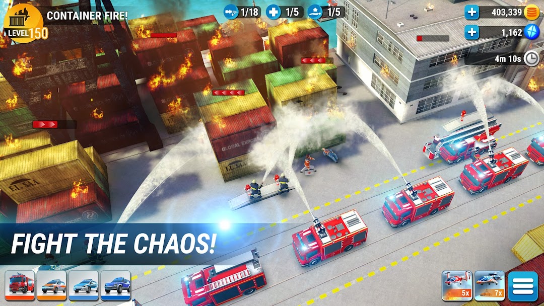 EMERGENCY HQ: firefighter game mod apk screenshot 4