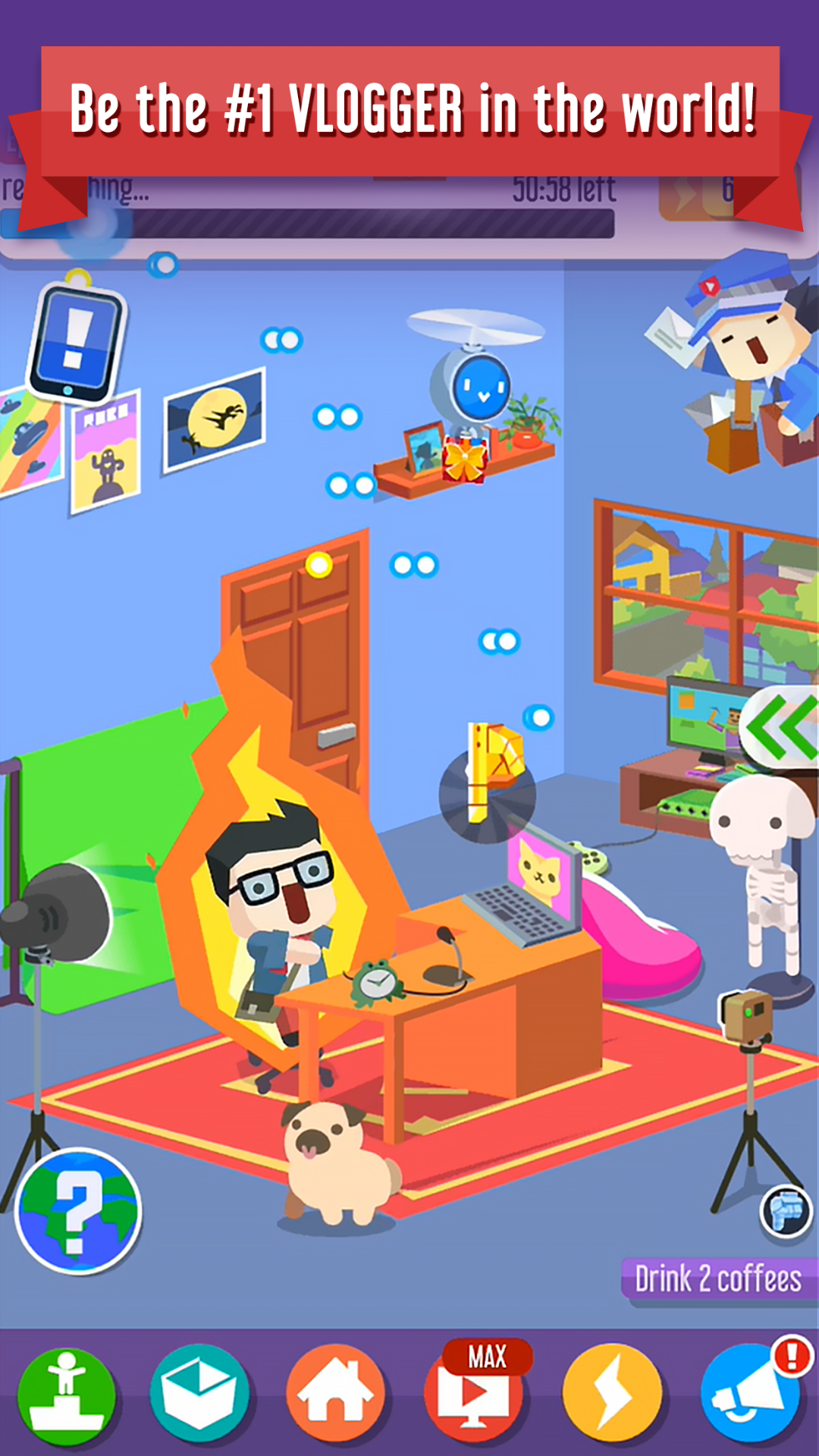 Vlogger Go Viral: Tuber Life mod apk screenshot 4