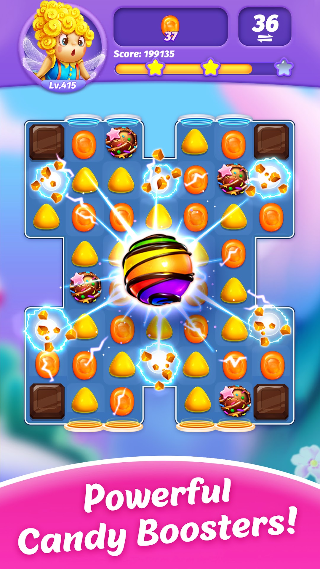 Candy Charming - Match 3 Games mod apk screenshot 2