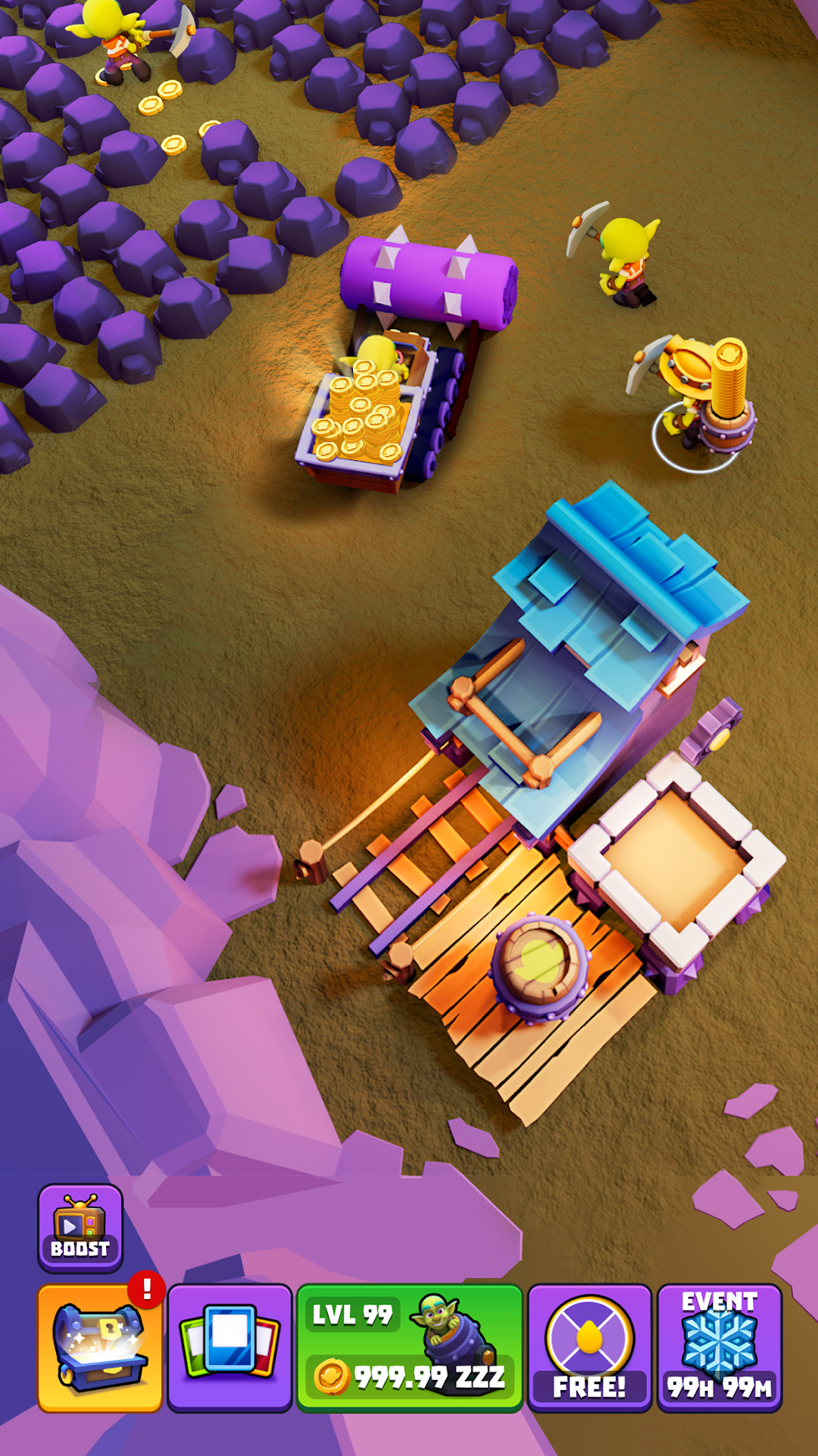 Gold and Goblins: Mining Games mod apk screenshot 4