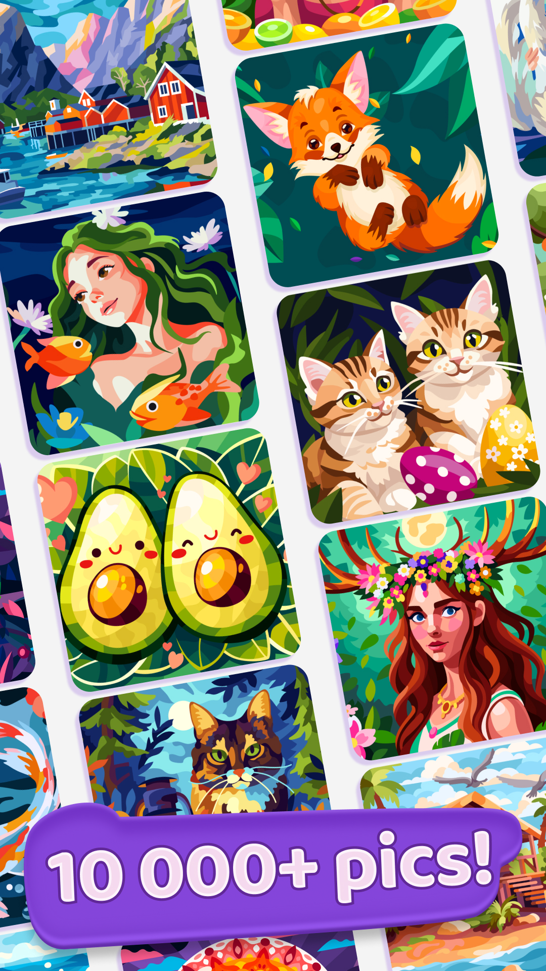 Gallery: Color by number game mod apk screenshot 4