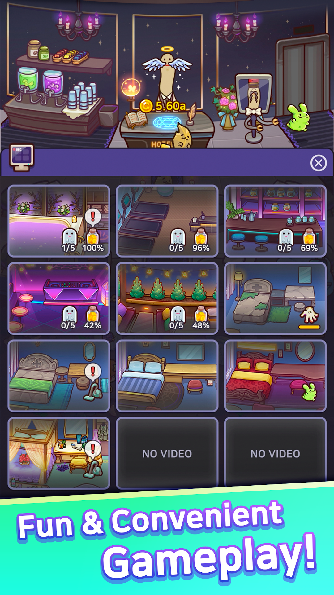 Idle Ghost Hotel - Cozy Games mod apk screenshot 3