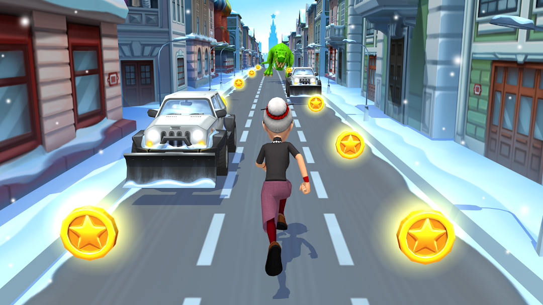 Angry Gran Run - Running Game mod apk screenshot 1