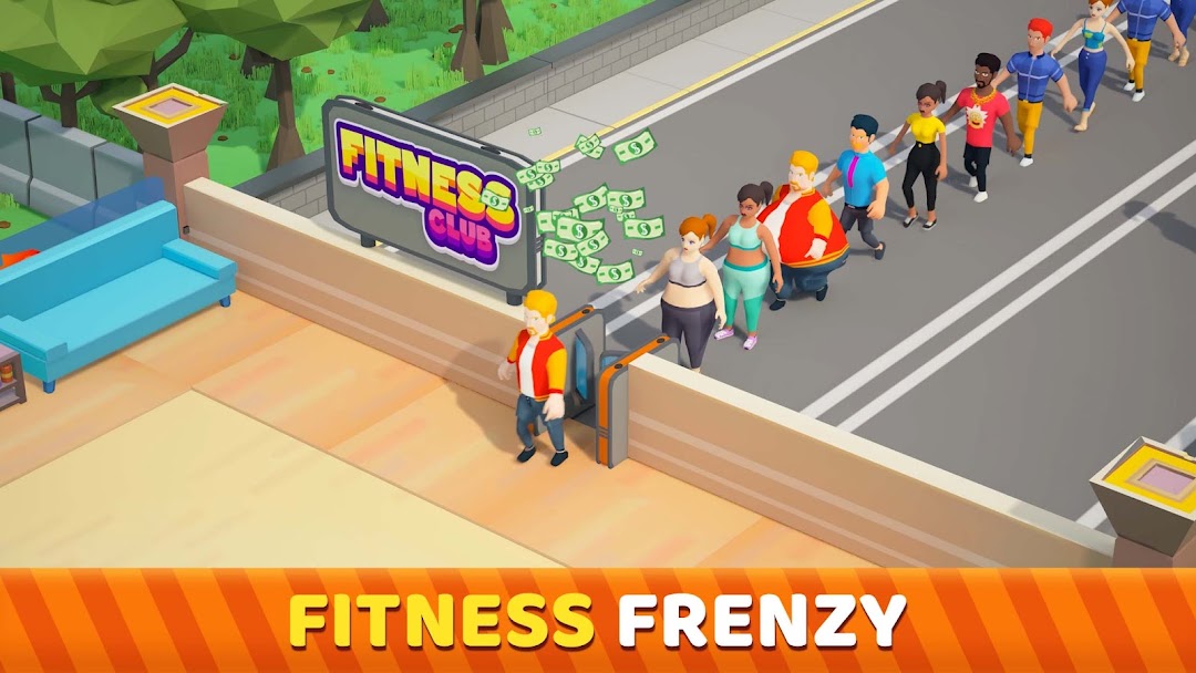Fitness Club Tycoon mod apk screenshot 1