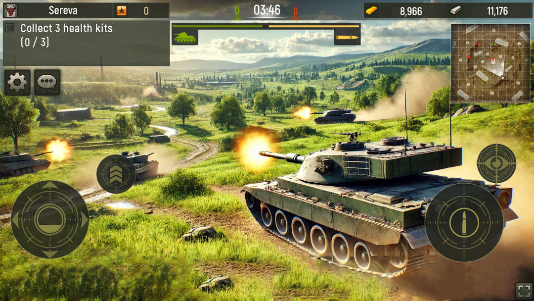 Grand Tanks：War Tank Games mod apk screenshot 2